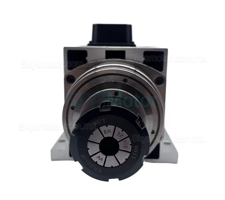 Motor de husillo CNC refrigerado por aire GDZ120x103-4.5, 220V/380V, 4,5kW, 18000rpm/24000rpm, pinza ER32, 400Hz